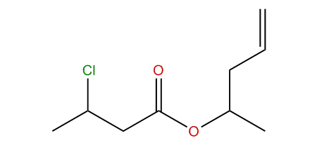 4-Penten-2-yl 3-chlorobutanoate